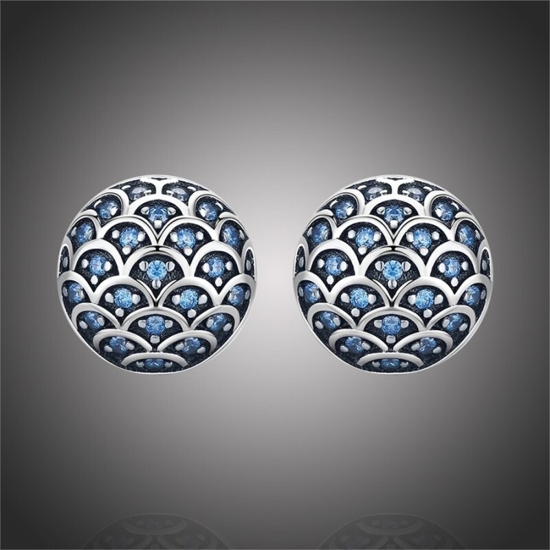 GRACE Silver Jewellery Stříbrné náušnice se zirkony Gladis, stříbro 72381879