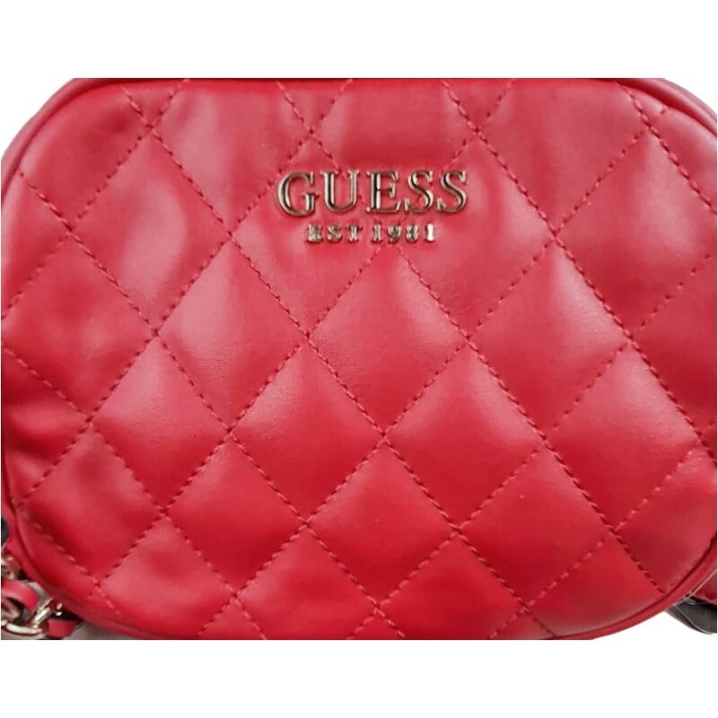 Červená crossbody kabelka Guess