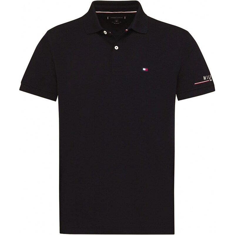 Pánské černé polo triko Tommy Hilfiger