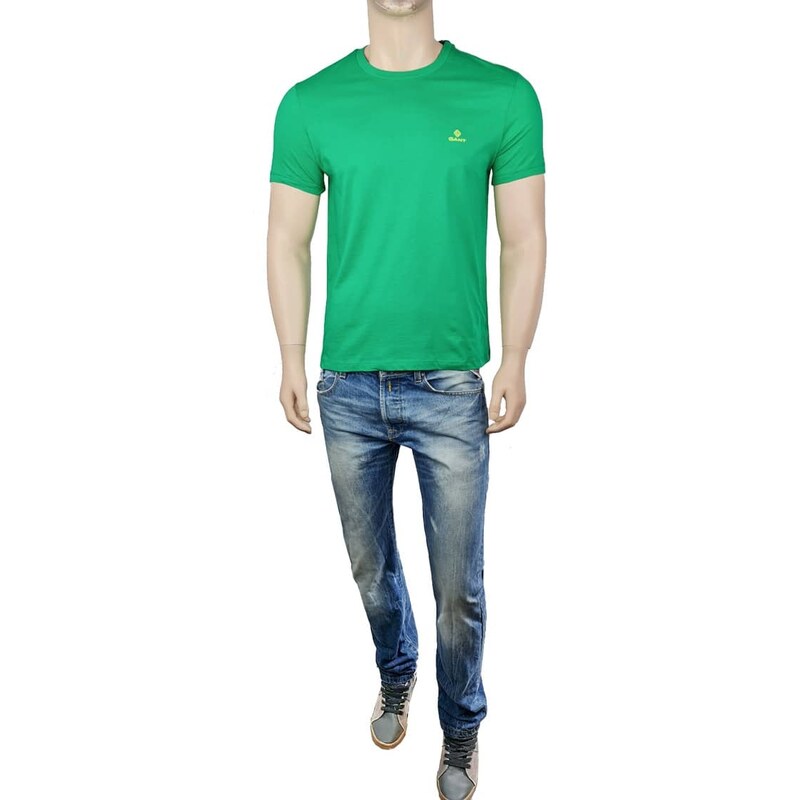 Pánské zelené triko Gant