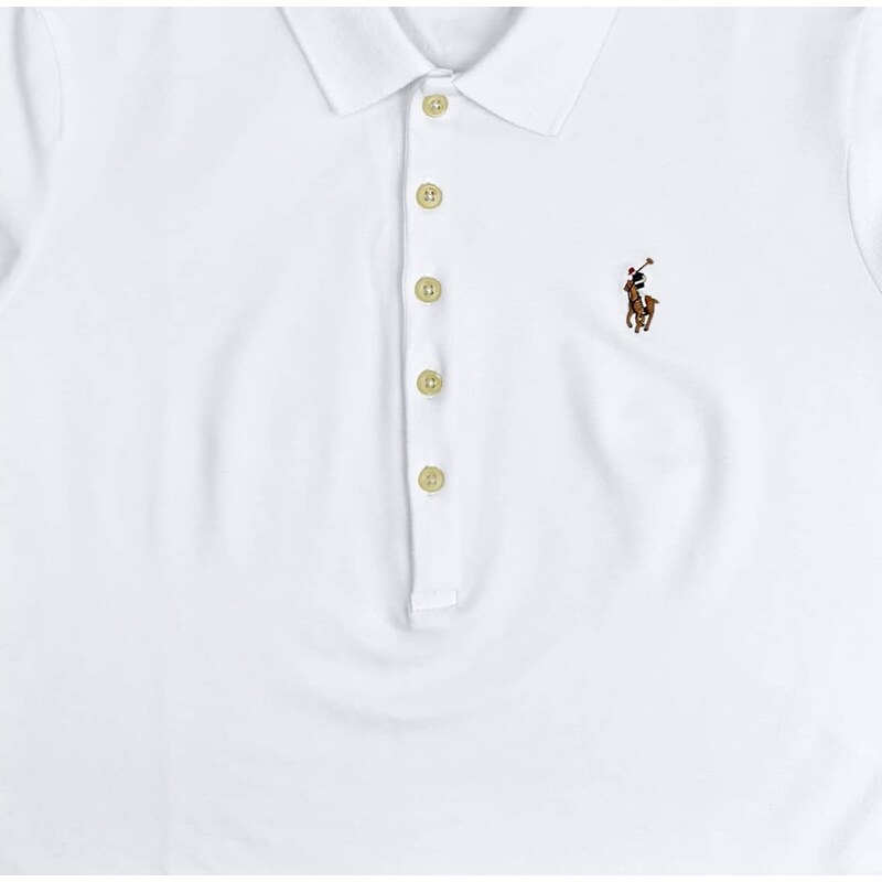 Dámské bílé polo triko Ralph Lauren