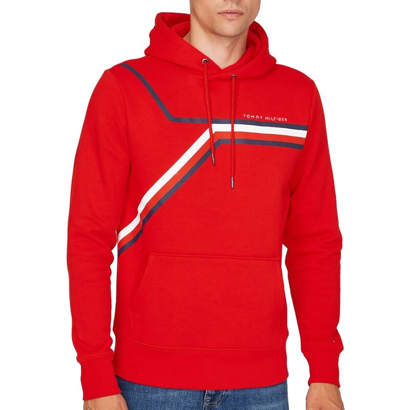 Pánská červená mikina Tommy Hilfiger