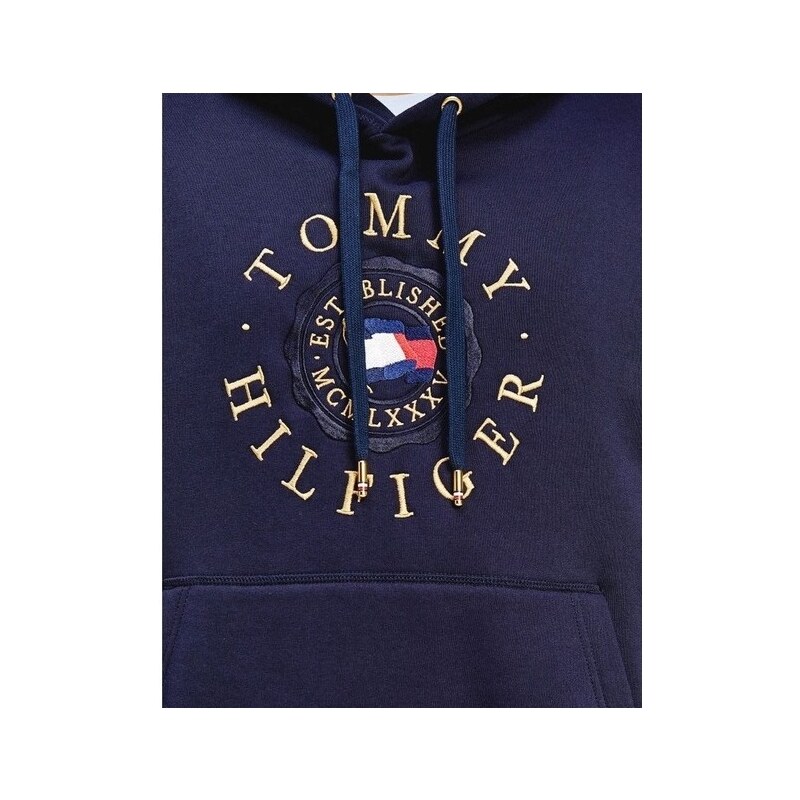 Pánská modrá mikina s kapucí Tommy Hilfiger