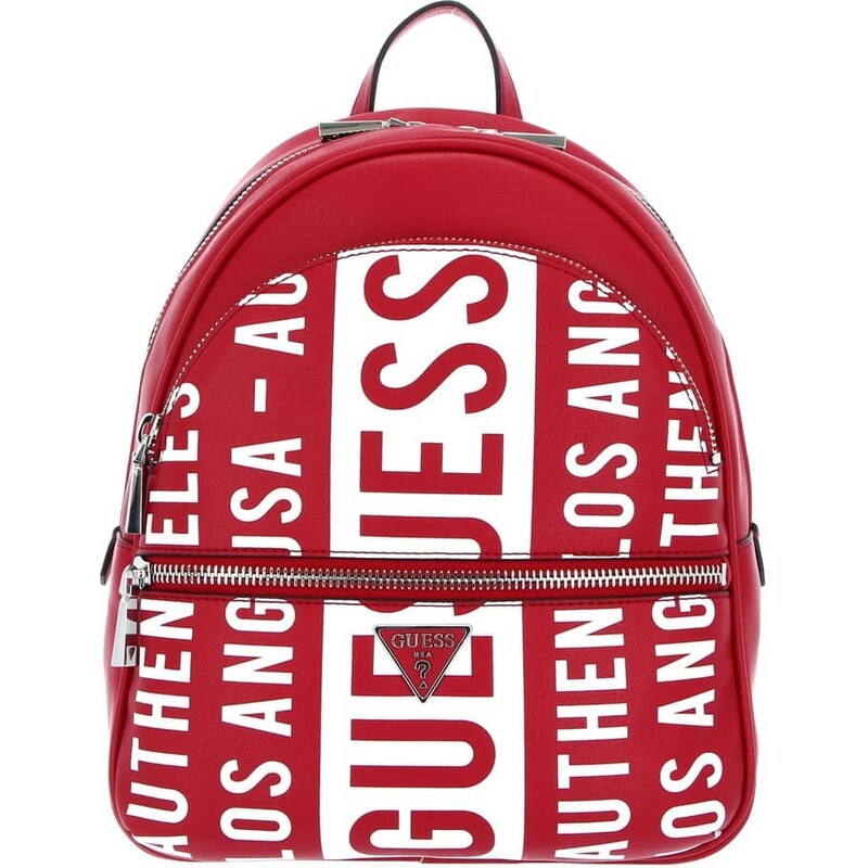 Dámský červený batoh Guess