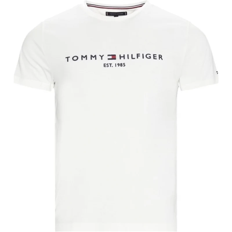 Pánské bílé triko Tommy Hilfiger SLIM FIT - GLAMI.cz