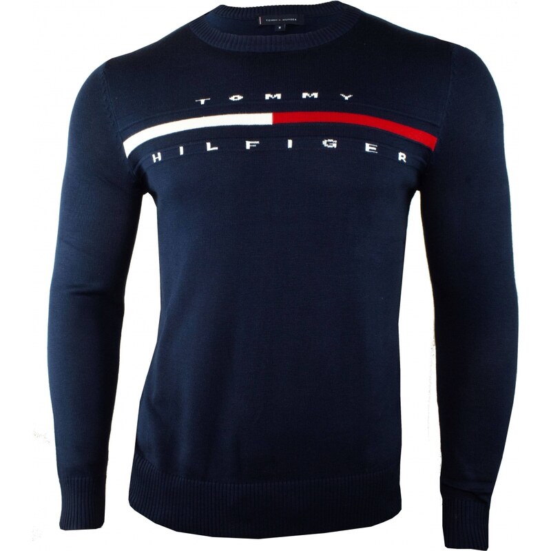 Pánský modrý svetr Tommy Hilfiger