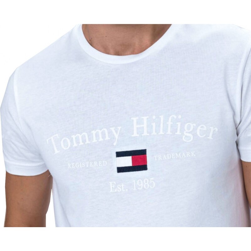 Pánské bílé triko Tommy Hilfiger Archive Graphic tee