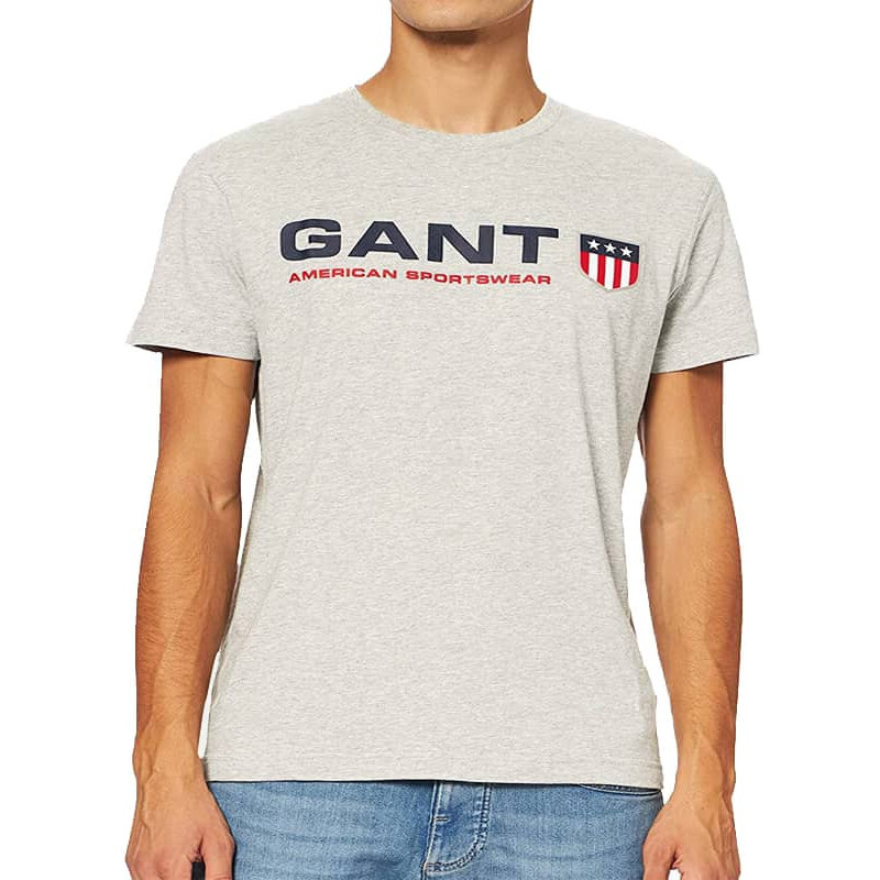 Pánské šedé triko Gant