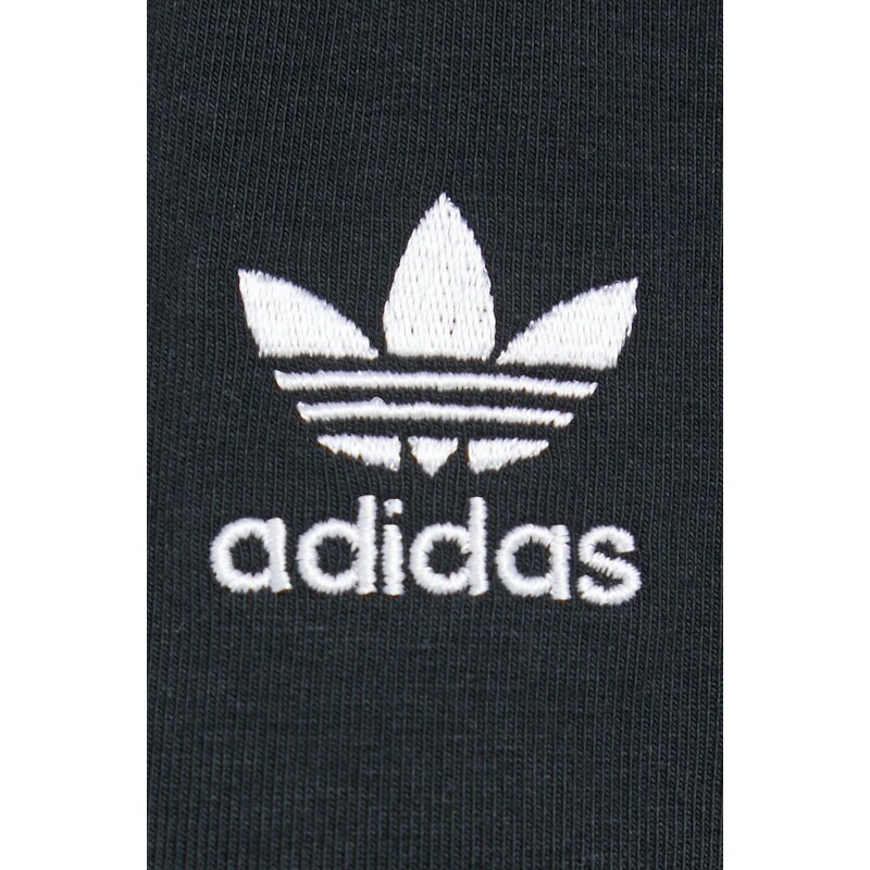 Šaty adidas Originals černá barva, midi