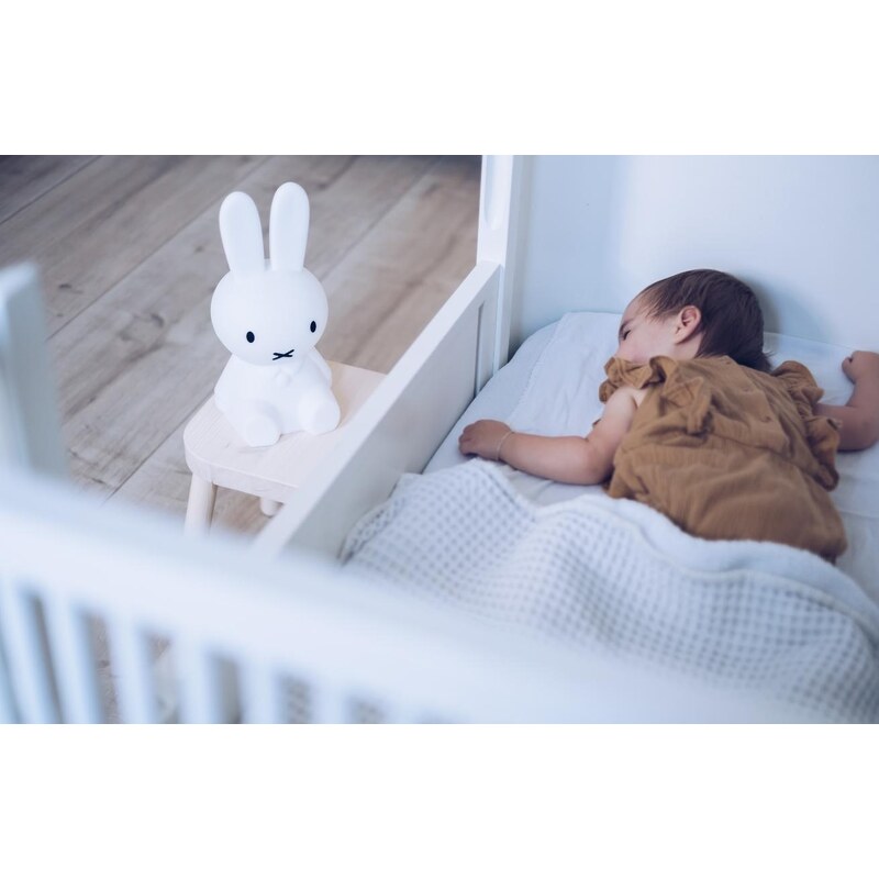 Bílá plastová dětská LED lampa Mr. Maria Miffy 30 cm