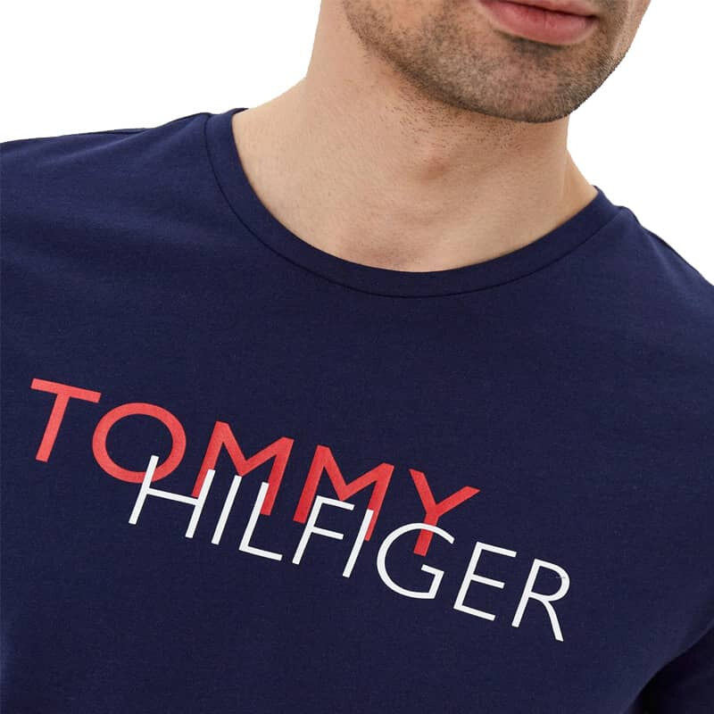 Pánské modré triko Tommy Hilfiger