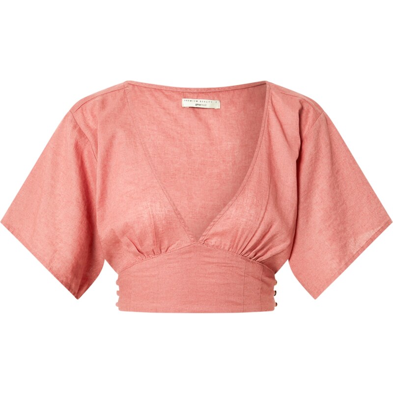 Gina Tricot Halenka Sol pastelově červená