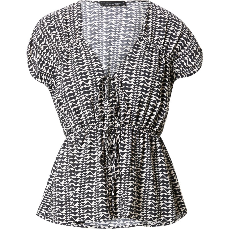 Dorothy Perkins Tričko černá / bílá