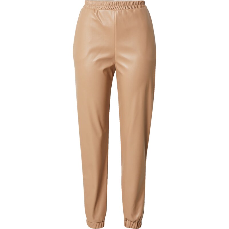 Dorothy Perkins Kalhoty Faux světle hnědá