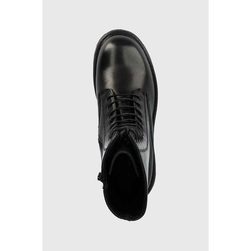 Kožené workery Vagabond Shoemakers Cosmo dámské, černá barva, na platformě