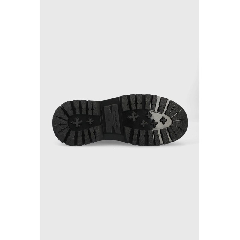 Kožené kotníkové boty Vagabond Shoemakers Maxime dámské, černá barva, na platformě, lehce zateplené