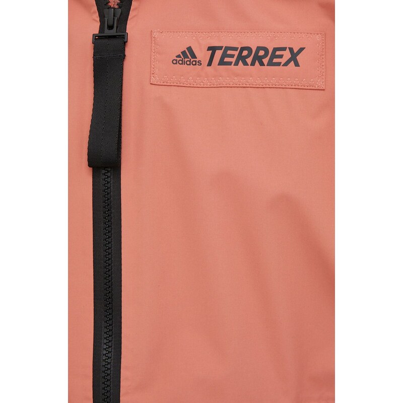 Outdoorová bunda adidas TERREX Utilitas oranžová barva