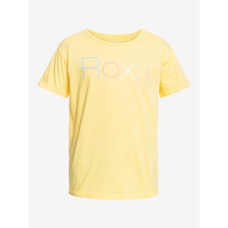 Žluté holčičí tričko Roxy Day and Night - Holky