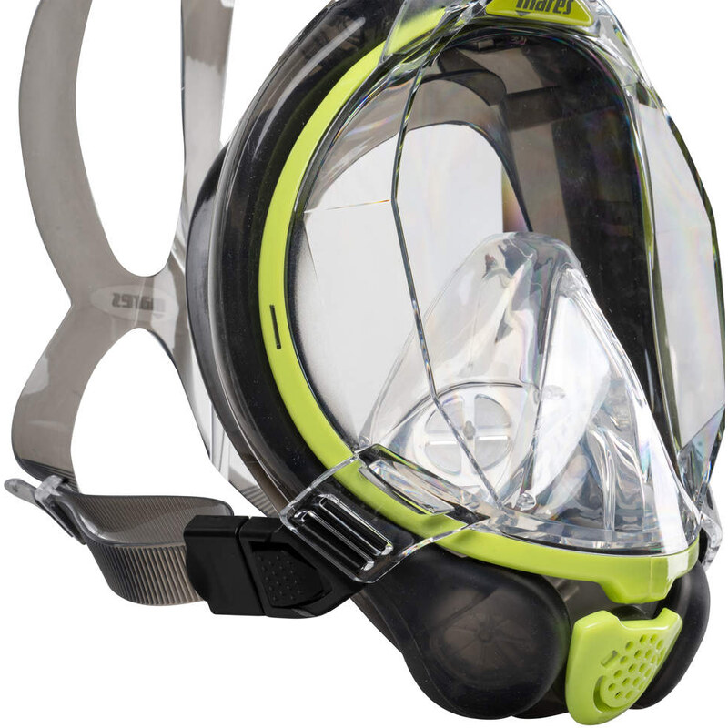 Mares Full Face Mask SEA VU DRY + Black/green