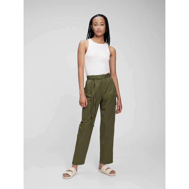 GAP Kalhoty cargo high rise - Dámské 107260024