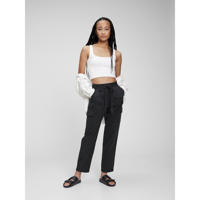 GAP Kalhoty cargo high rise - Dámské 107260046