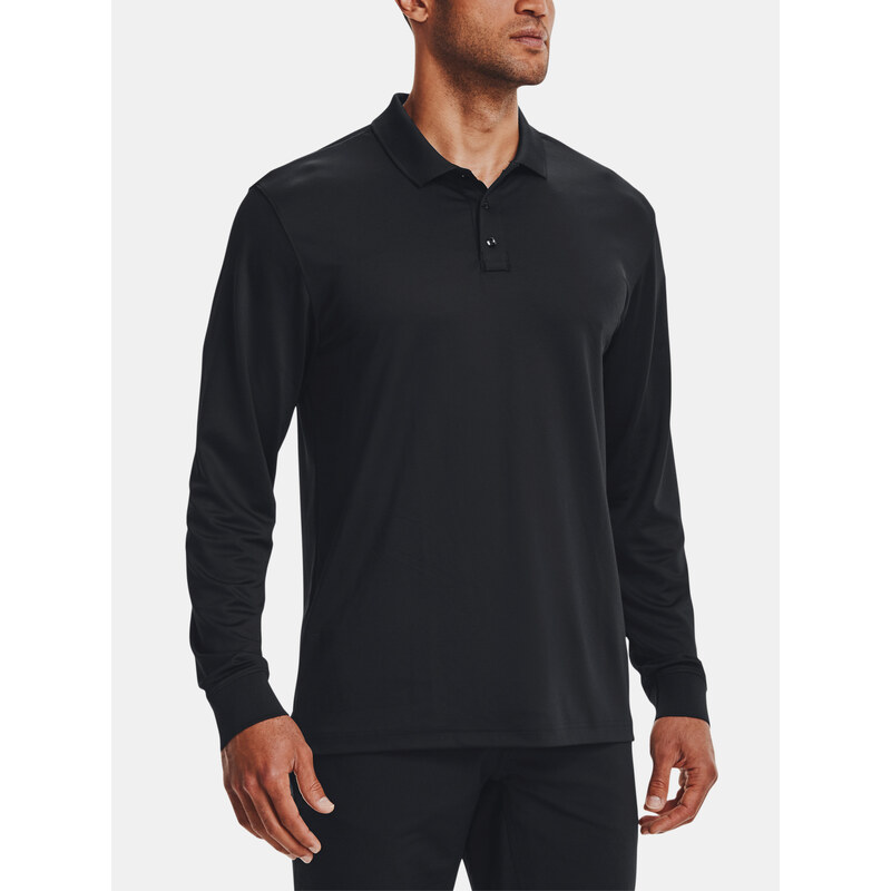 Under Armour Tričko Tac Performance Polo LS 2.0-BLK - Pánské