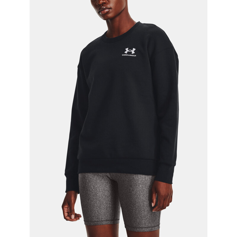 Under Armour MMikina Essential Fleece Crew-BLK - Dámské 73450350