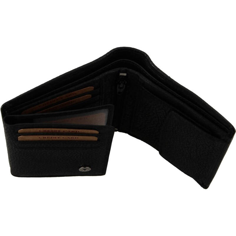 Pánská kožená peněženka Lagen Alister - černá