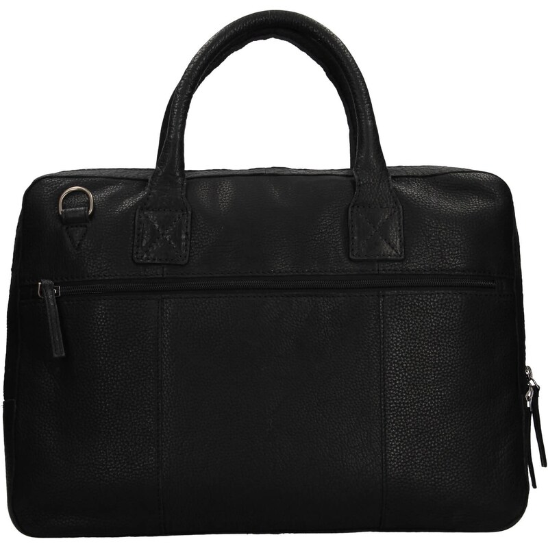 Pánská kožená business taška Lagen Doniels - černá