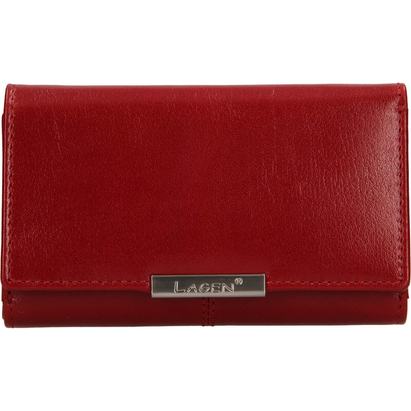 Dámská kožená peněženka Lagen Emily - červená