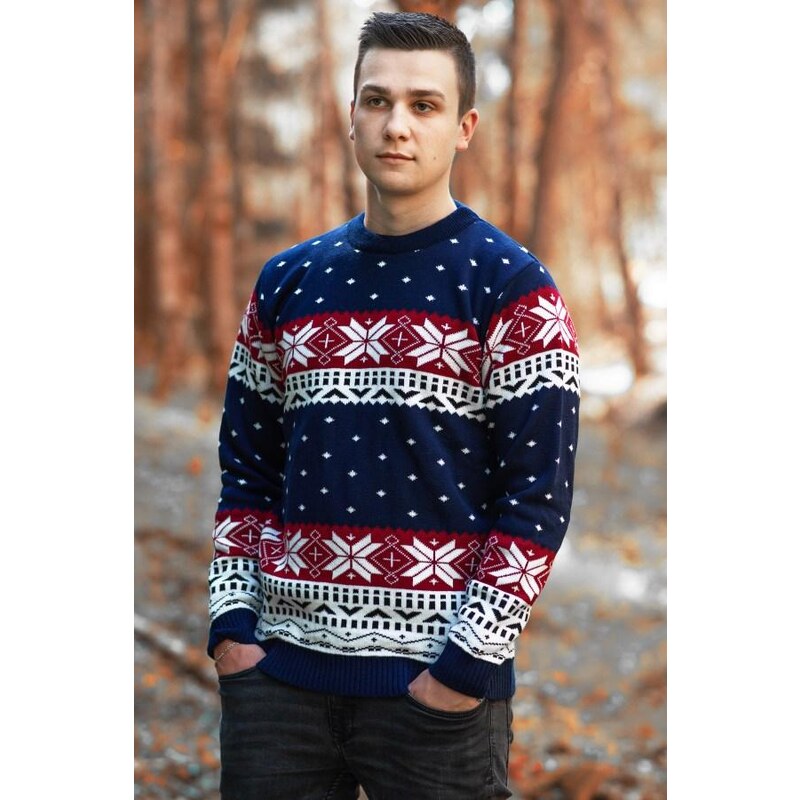 Ewident Pansky pulovr s norským vzorem Ali