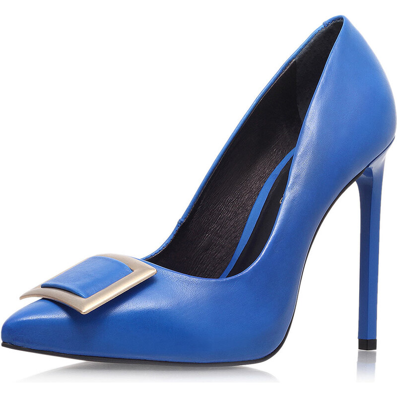 Topshop **High Heel Leather Court Shoes by Kurt Geiger