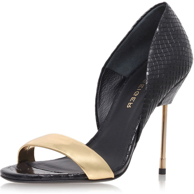 Topshop **High Heel Leather Court Shoes by Kurt Geiger