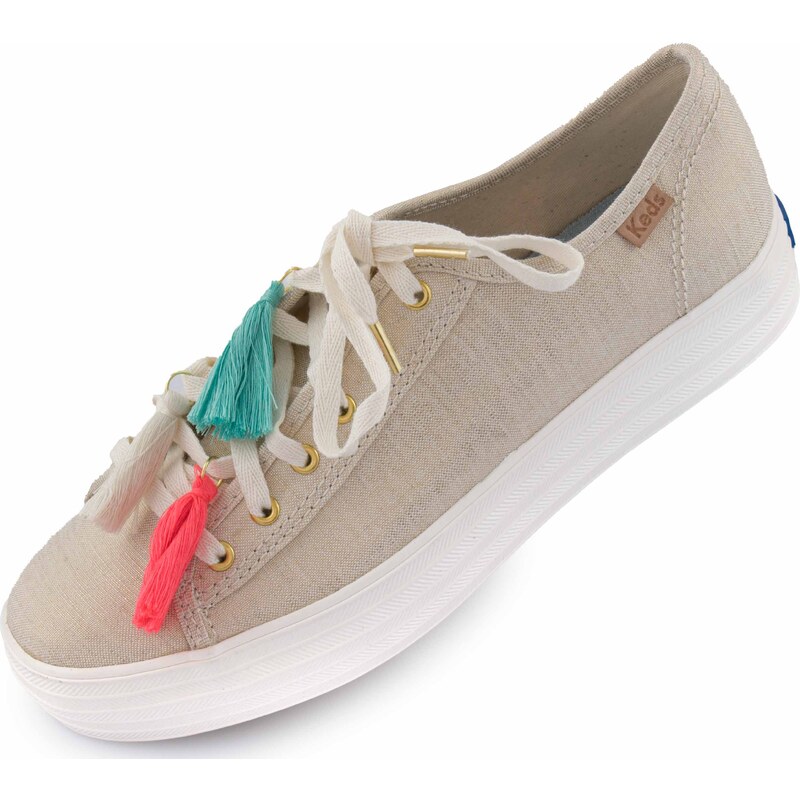 Boty Keds Wms Triple Kick Tassel Natural 36 109624505