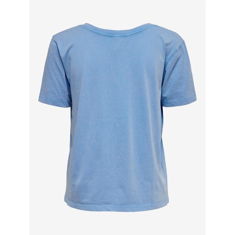Světle modré basic tričko JDY Farock - Dámské