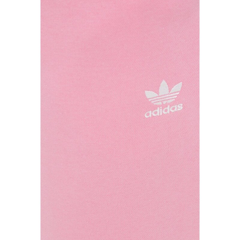 Tepláky adidas Originals dámské, růžová barva, hladké, HJ7864-BLIPNK