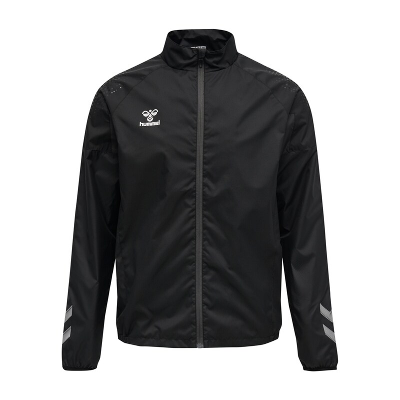 Hummel Sportovní bunda černá / bílá