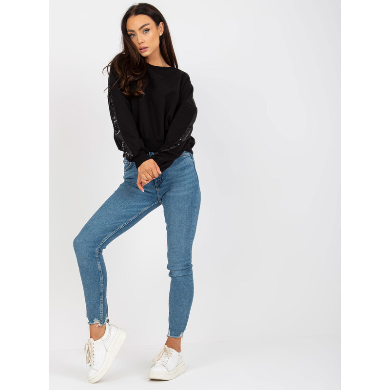 RUE PARIS Sweatshirt-RV-BL-8067.88-black