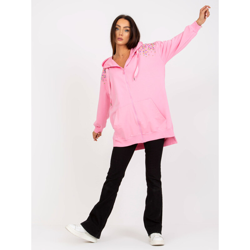 RUE PARIS Sweatshirt-RV-BL-8057.53-pink
