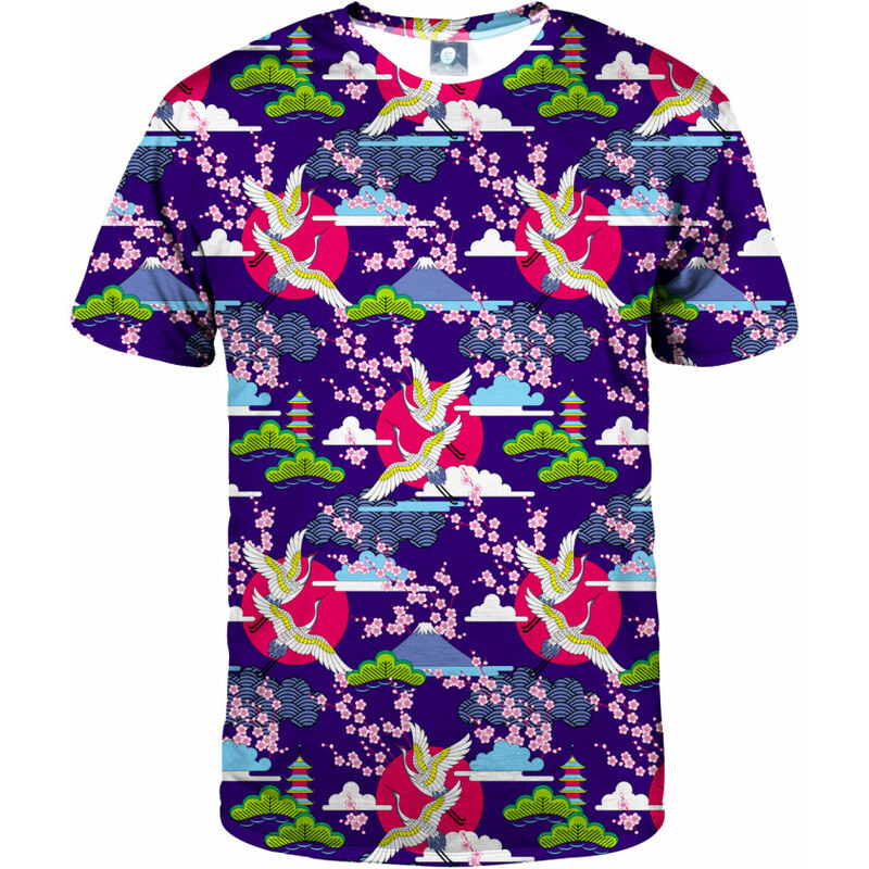 Aloha From Deer Unisex's Colorful Cranes T-Shirt TSH AFD914