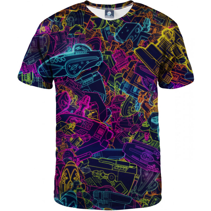 Aloha From Deer Neon Robo T-Shirt TSH AFD771 Purple