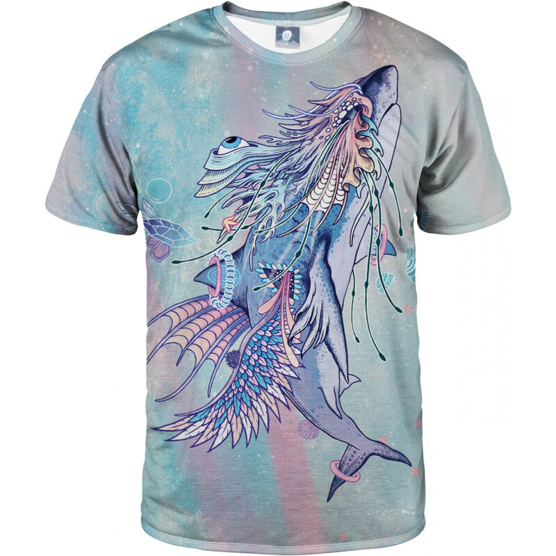 Aloha From Deer Shark T-Shirt TSH AFD448 Blue