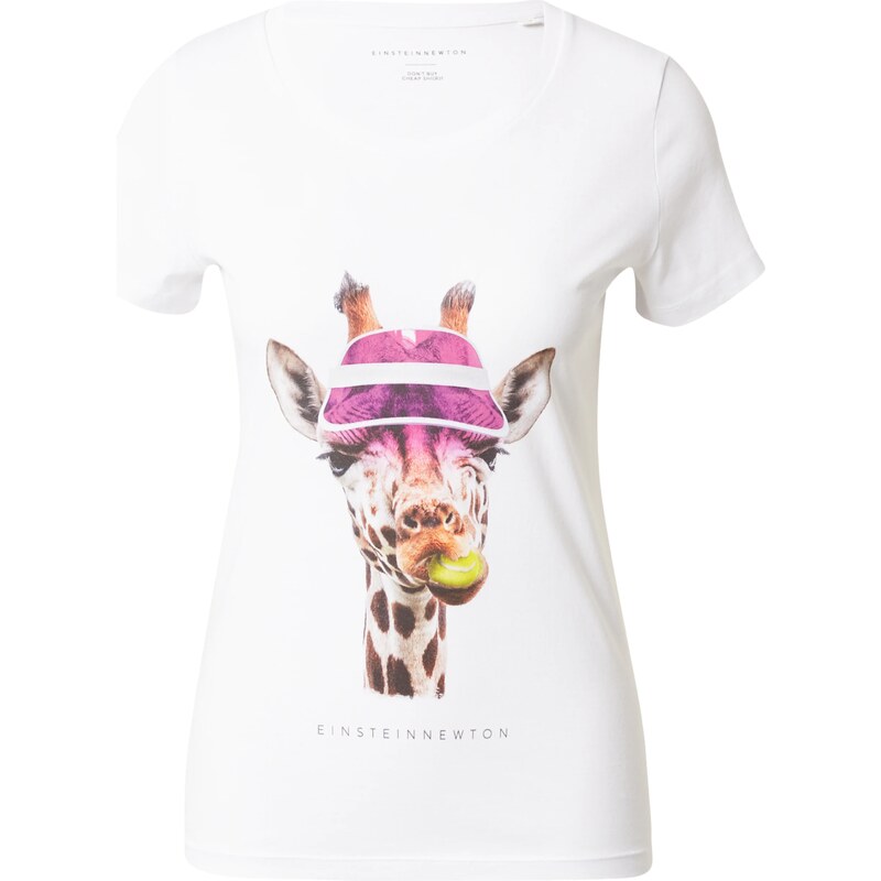 EINSTEIN & NEWTON Tričko Tennis Giraffe mix barev / bílá