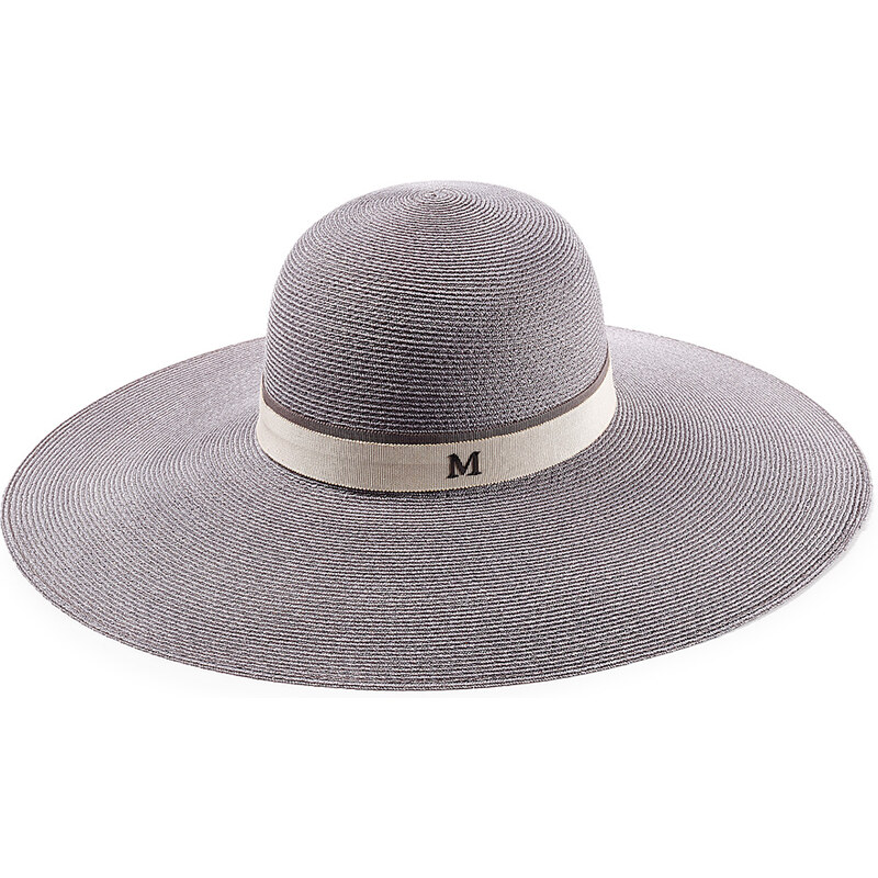 Maison Michel Blanche Wide-Brimmed Straw Hat