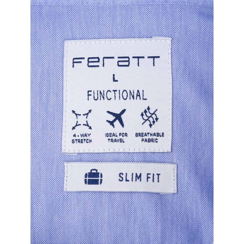 FERATT Pánská košile PERFETTO SLIM 103 světle modrá