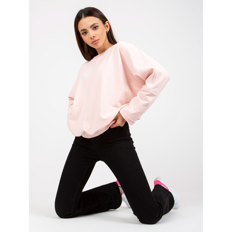 RUE PARIS Sweatshirt-RV-BL-8080.56-light pink
