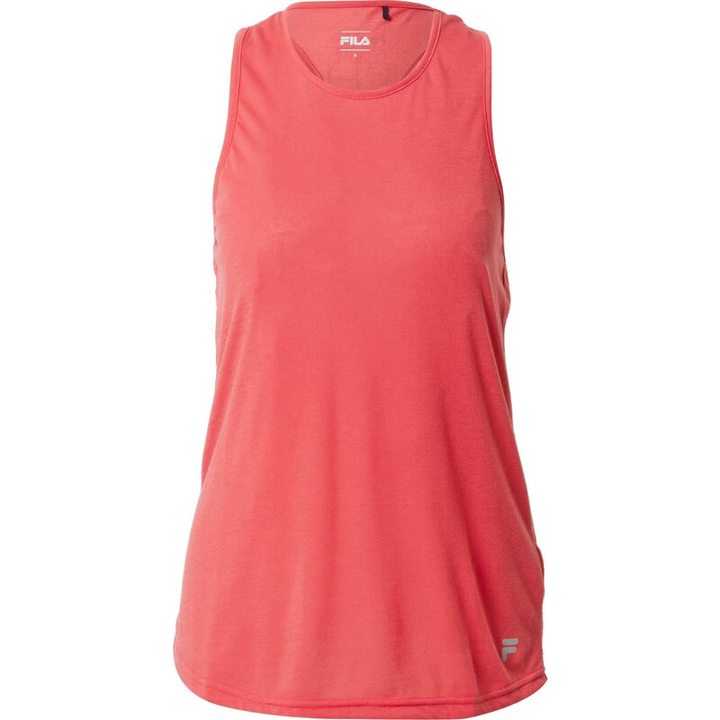 FILA Sportovní top korálová / stříbrná