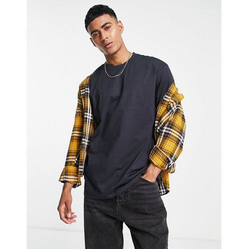 ONLY & SONS relaxed fit t-shirt in navy