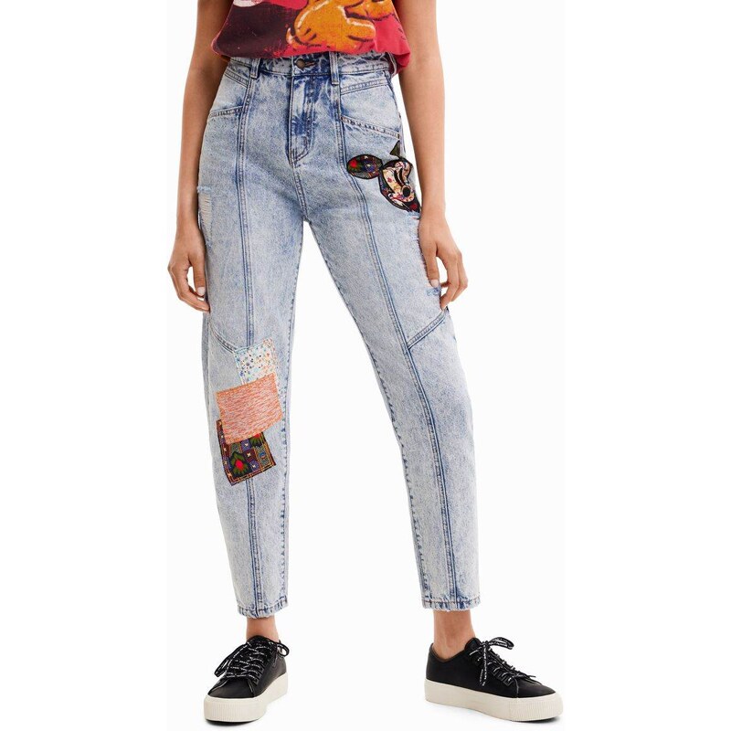 jeansy Desigual Patch M denim medium wash