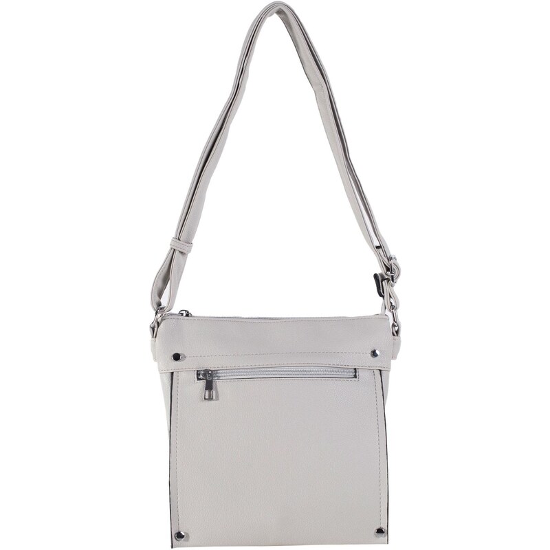 BASIC ŠEDÁ HRANATÁ CROSSBODY -